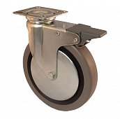 Kolečko otočné s brzdou 75mm, nosnost 60kg - A320.MGD.075