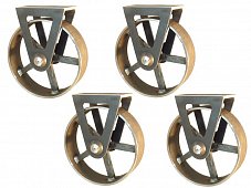Sada retro historik kolečka 140mm
