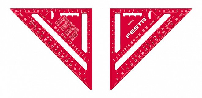 Úhelník truhlářský multifunkční FESTA ALU 180mm