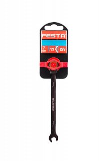 Klíč ráčnový FESTA CrV 7mm 72T