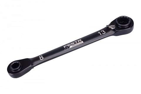 Ráčnový klíč CrV 8/10/12/13, 72T, FESTA Industry