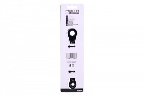 Ráčnový klíč CrV 8/10/12/13, 72T, FESTA Industry