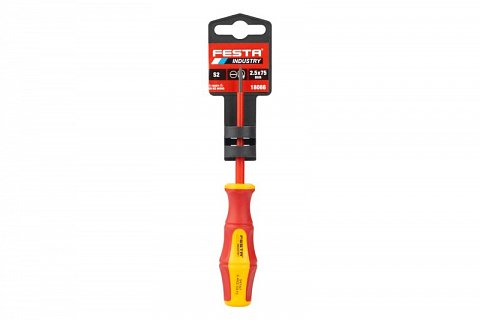 Šroubovák elektro FESTA INDUSTRY CrV S 2.5x75mm VDE 1kV