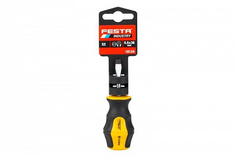Šroubovák plochý FESTA INDUSTRY S2 S 5,5x38 krátký