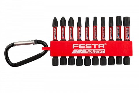 Sada torzních bitů FESTA INDUSTRY PH-PZ-TORX S2 1/4