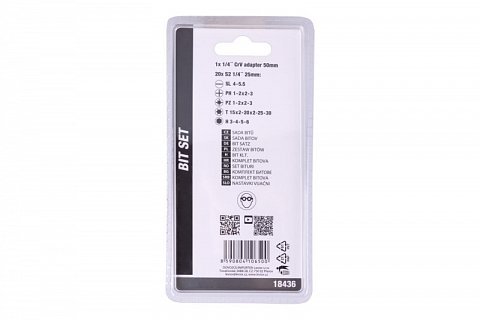 Sada torzních bitů FESTA INDUSTRY S2 25mm s magnetickým adapterem