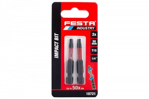 Torzní bit FESTA INDUSTRY T15 50mm S2 1/4
