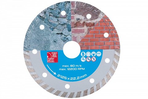 Kotouč diamantový DIAMANT 125x2x22.2mm TURBO