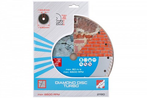 Kotouč diamantový DIAMANT 230x2.4x22.2mm TURBO