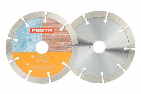 Kotouč diamantový FESTA segment dvojitý 125x6x22.2mm