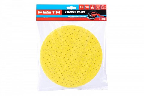 Papír brusný FESTA výsek 225mm P150 5ks na brusku na SDK
