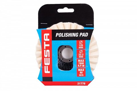 Kotouč leštící  filcový lamelový FESTA 125mm/22.2mm