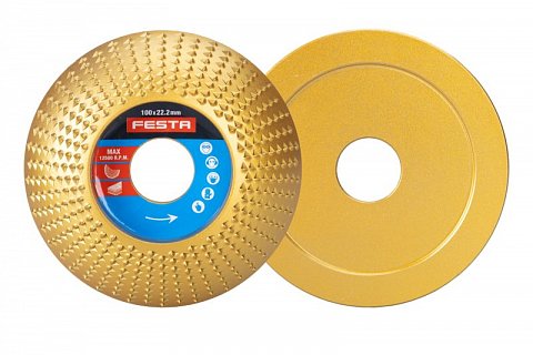 Kotouč rašplový oblý  FESTA 100mm 22.2mm