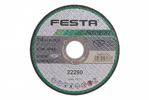 Kotouč řezný FESTA INDUSTRY na kámen 115x3x22.2mm