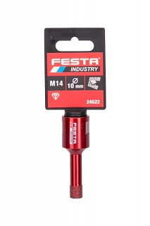 Korunka vykružovací diamantová 10mm M14 FESTA INDUSTRY