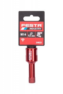 Korunka vykružovací diamantová 12mm M14 FESTA INDUSTRY