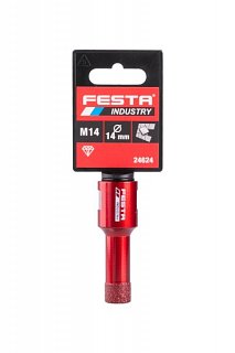 Korunka vykružovací diamantová 14mm M14 FESTA INDUSTRY