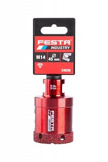 Korunka vykružovací diamantová 45mm M14 FESTA INDUSTRY