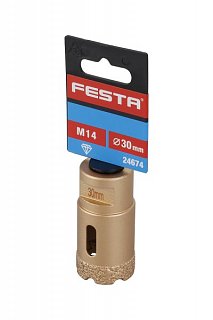 Korunka vykružovací FESTA diamantová 30mm M14