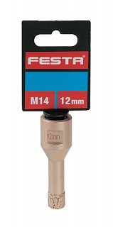 Korunka vykružovací FESTA diamantová 12mm M14