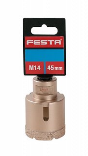 Korunka vykružovací FESTA diamantová 45mm M14