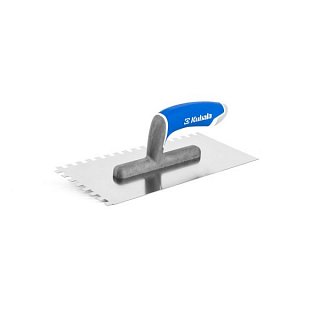 Hladítko nerezové 130x270mm zub 6x6, dvousl. plochá rukojeť G-24 0262
