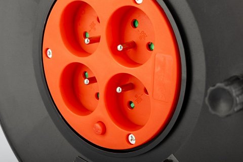 Kabel prodlužovací na bubnu FESTA 25m 4zásuvka  3x1.5mm IP20 MAX 3680W