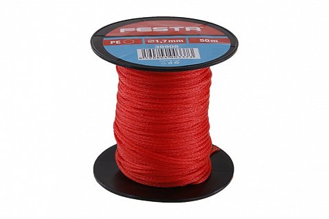 Provázek zednický FESTA 1.7mm 50m červený