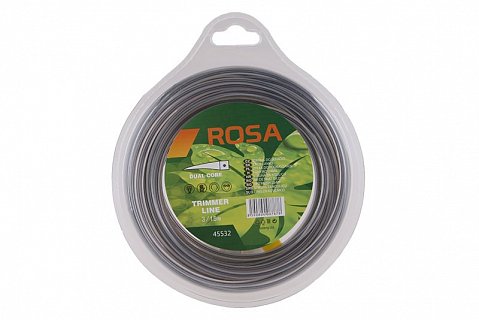 Struna žací čtverec 3mm x 15m nylonový střed