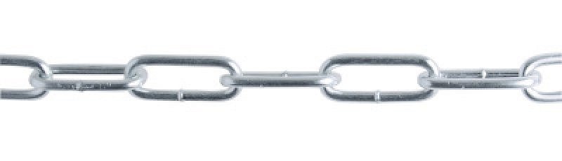 Řetěz dlouhé oko 8x54mm10m ZN DIN 5685C