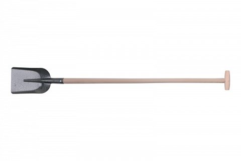Lopata úzká kladívkový lak 19x27cm s T násadou