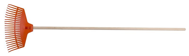 Hrábě plastové 40cm 23z s násadou 150cm