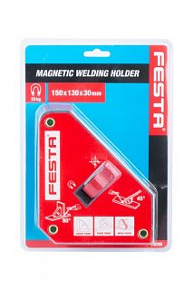 Magnet úhlový svařovací FESTA 45°, 90° 150x130x30mm s vypínáním