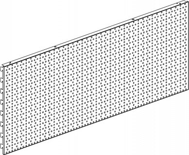 Zadní panel děr.40x100cm EUR !OBJ!