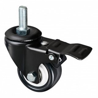BLACK edition otočné s brzdou 40mm závit M10x25