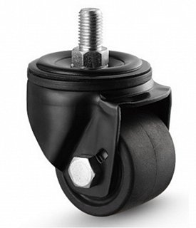Nízkoprofilové pojezdové kolečko - AR601.A15.050 black závit M16x25
