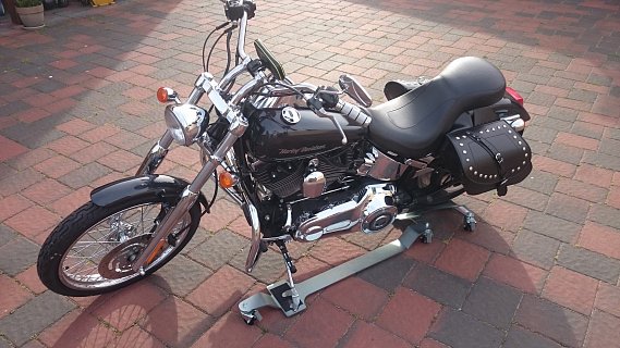 Boční stojan - Vozík na motocykl