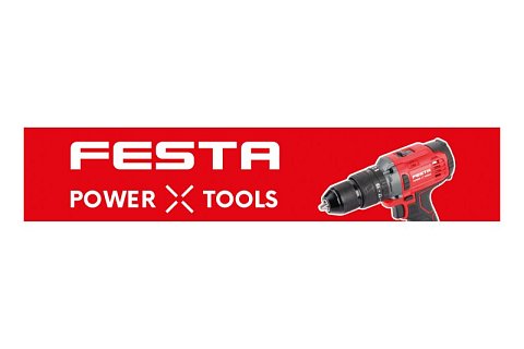 Samolepka FESTA POWER TOOLS ke stojanu 81011P 20cm/1m !OBJ!