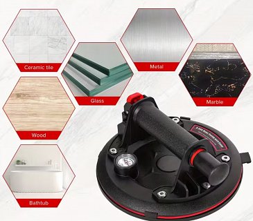 SADA 2ks Přísavka vakuová s manometrem, 200mm