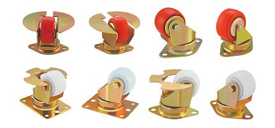 Air cargo castors - Polyamid 58mm 