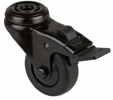 BLACK edition otočné s brzdou 75mm na šroub