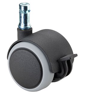 Kolečko s čepem a brzdou gumové průměr 50mm čep/10mm