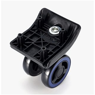 Náhradní kolečka pro kufry - plast roh + modré 50x12mm (sada 4ks)
