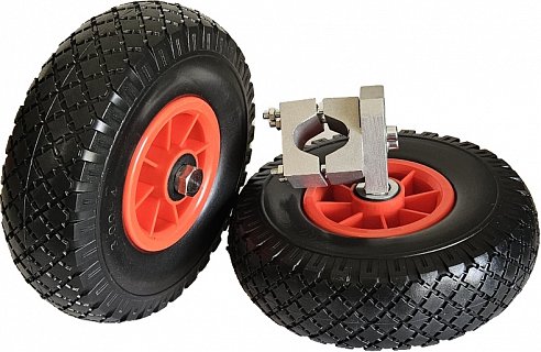 Podpěrná kolečka pro zahradní kolečka D16.263 RED-BLACK