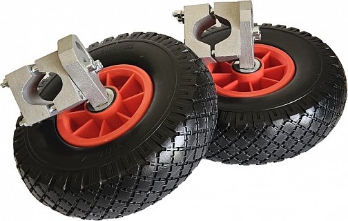 Podpěrná kolečka pro zahradní kolečka D16.263 RED-BLACK