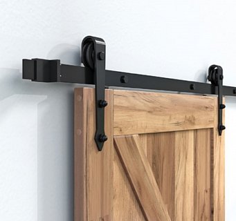 SADA Kování pro posuvné dveře HISTORIK 5 (2ks závěsů + lišta 2m)