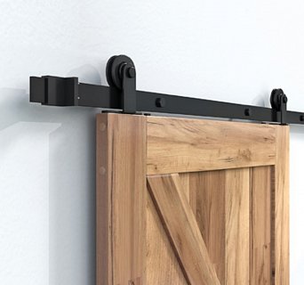 SADA Kování pro posuvné dveře HISTORIK 6 (2ks závěsů + lišta 2m)