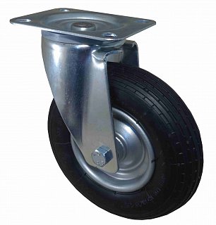Transportní pojezdové kolo - L400.C91.200-ČERNÁ