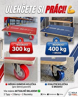 Plošinový vozík - W-BLUE 575x390mm 400kg