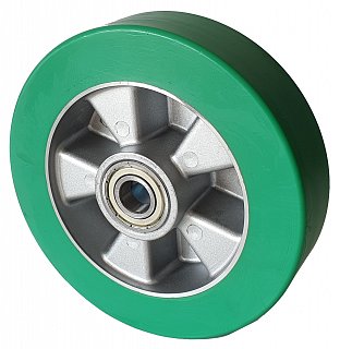 Samostatné polyuretanové pojezdové kolo - B90.200x50/60-20 SOFT GREEN